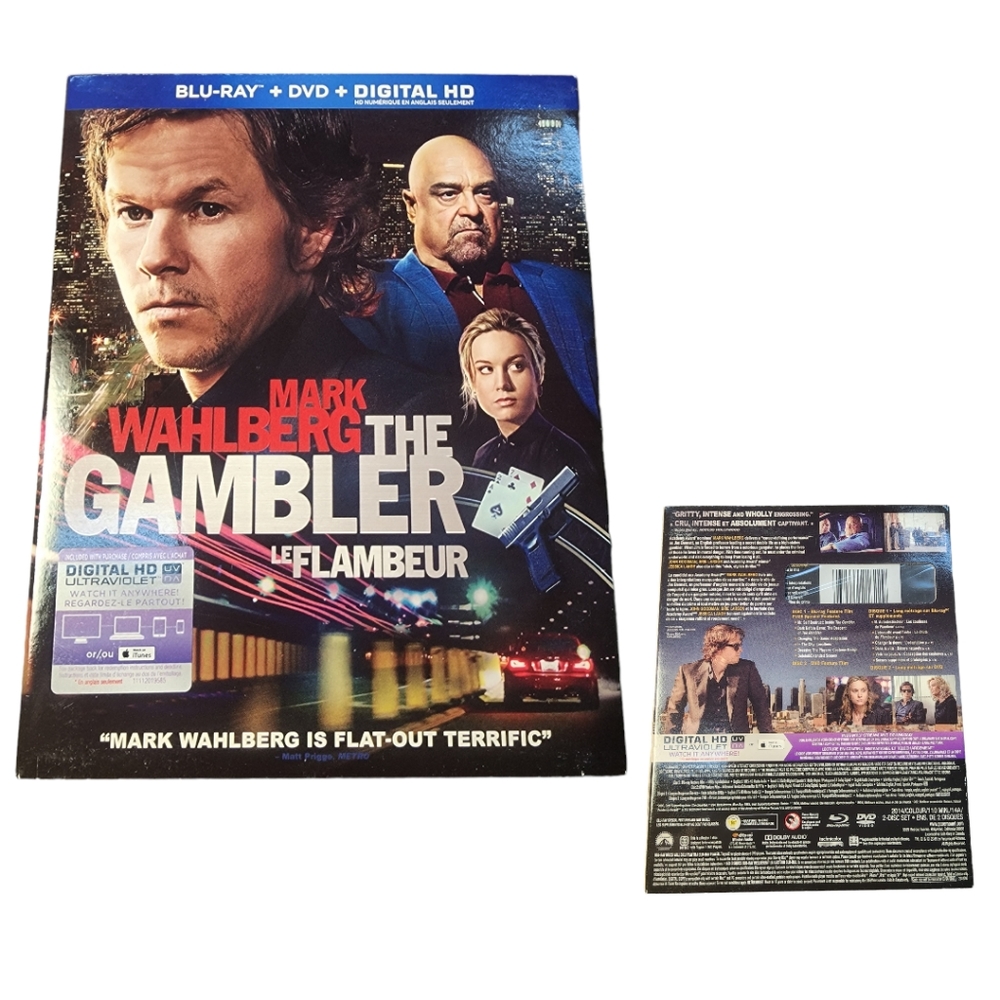 The Gambler bluray dvd digital copy new with slipcover